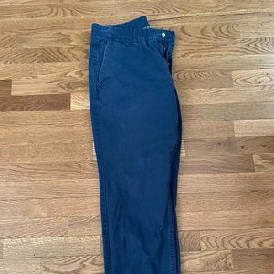 Navy Bonobos Washed Chinos Straight Leg - 34x30